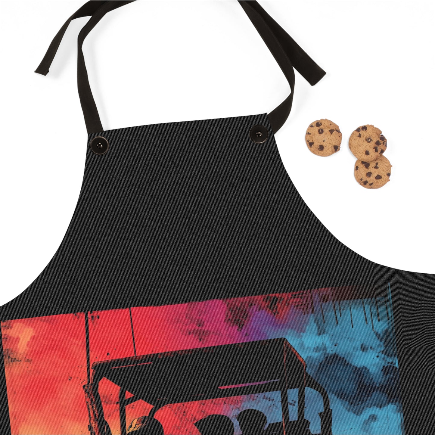 Vibrant Adventure Apron | Cooking Gift | BBQ Apron | Chef Apron | Perfect for Outdoor Cooking, Parties, Camping, Gifts