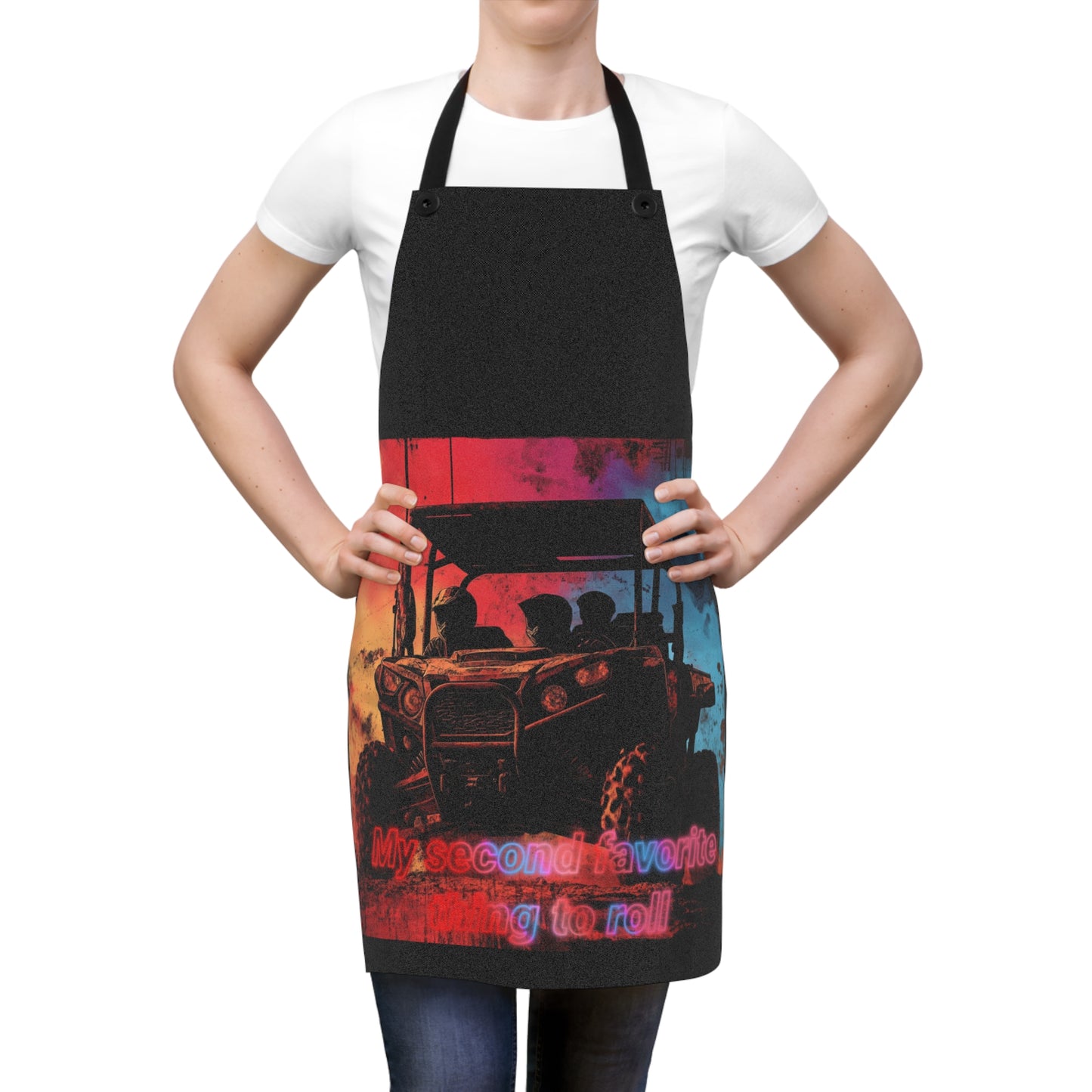 Vibrant Adventure Apron | Cooking Gift | BBQ Apron | Chef Apron | Perfect for Outdoor Cooking, Parties, Camping, Gifts