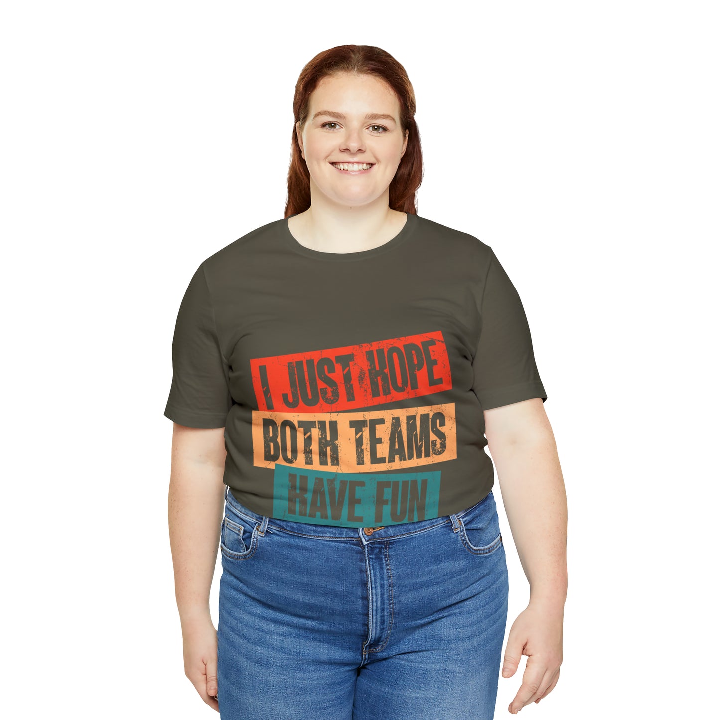 Hope both team have fun Unisex Jersey Short Sleeve Tee