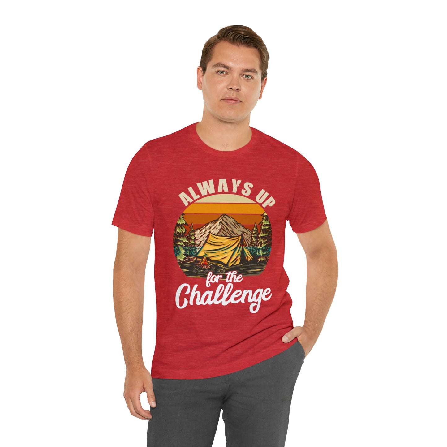 VT Always up for the challenge Unisex Jersey Short Sleeve Tee