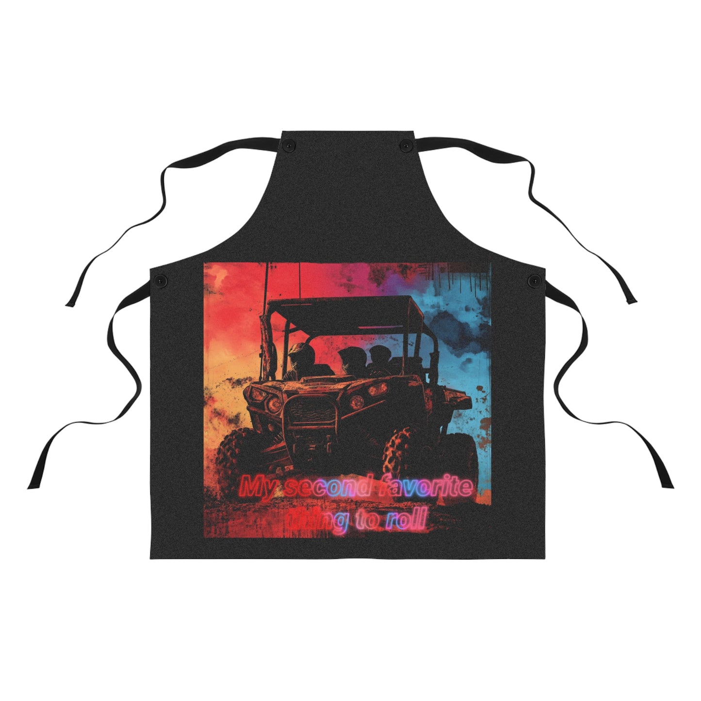 Vibrant Adventure Apron | Cooking Gift | BBQ Apron | Chef Apron | Perfect for Outdoor Cooking, Parties, Camping, Gifts