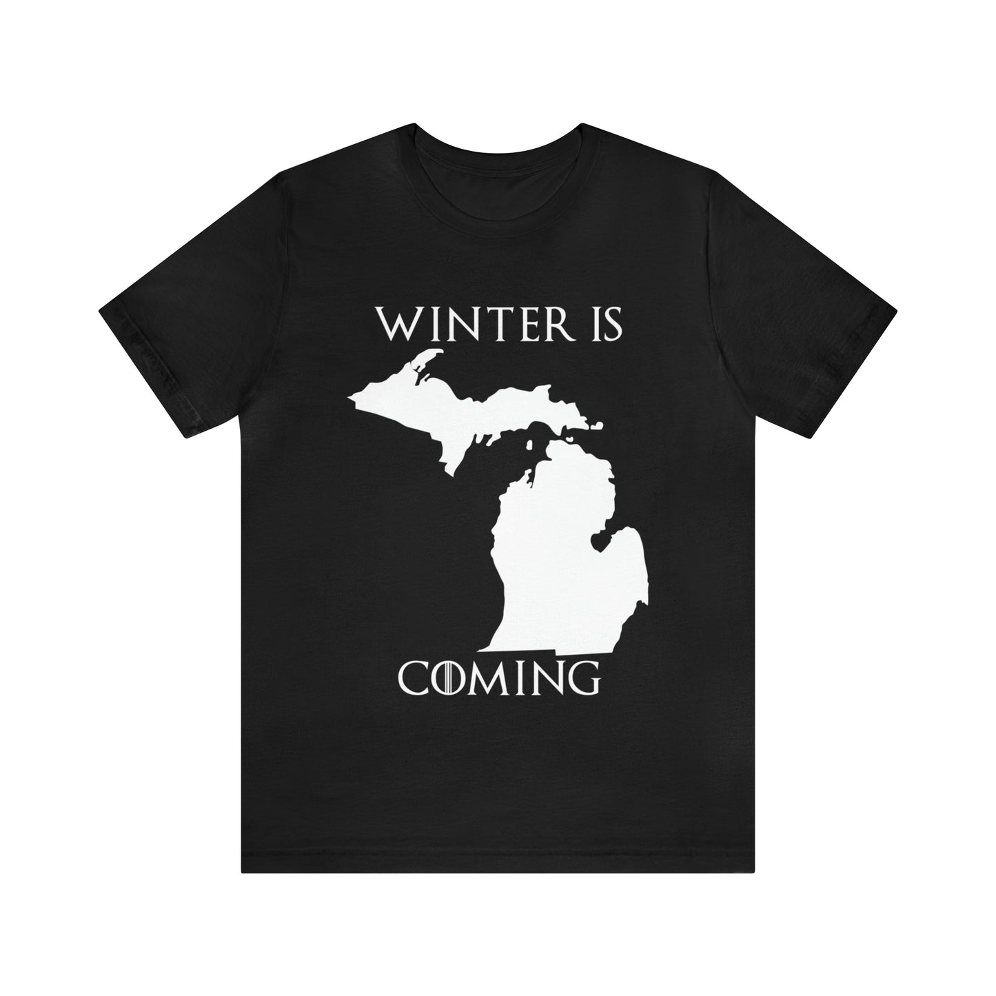 VT Michigan Winter is coming Unisex Jersey Short Sleeve Tee