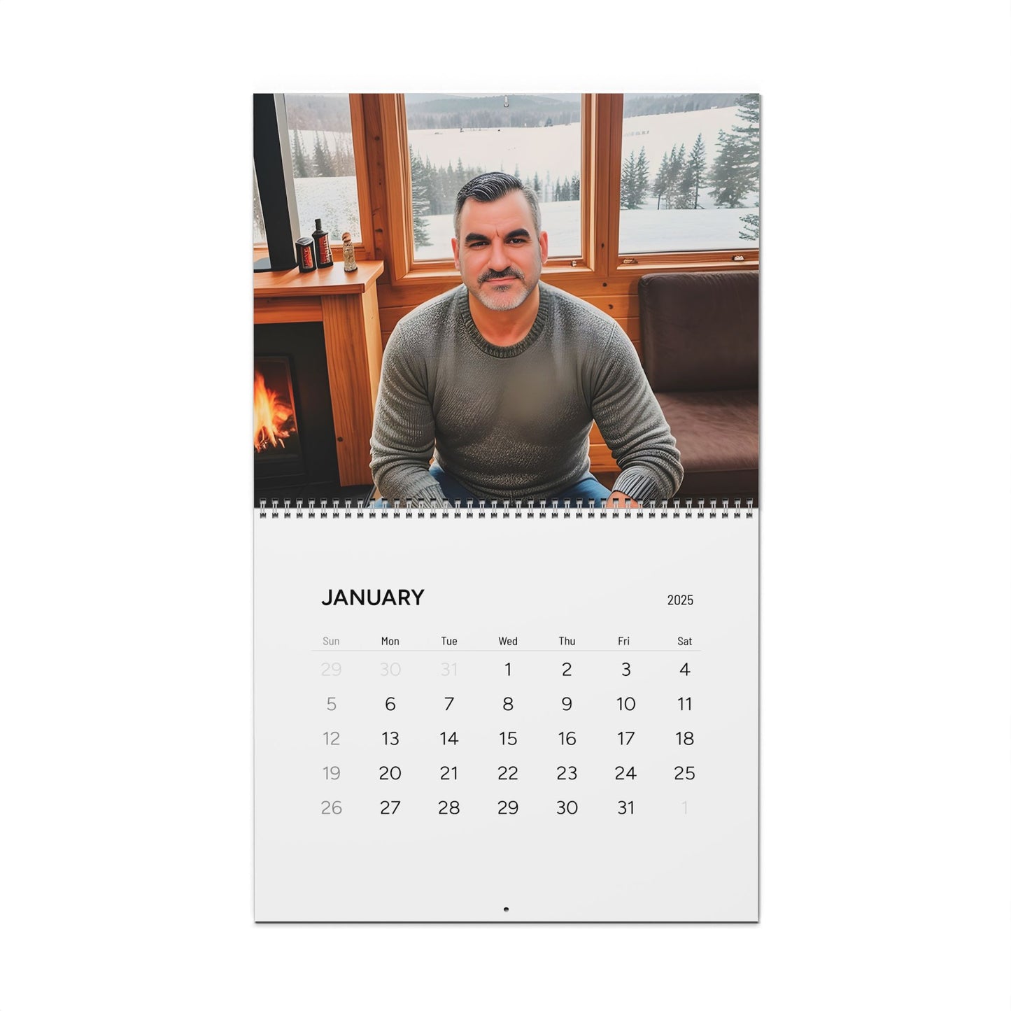 Copy of Personalized Photo Wall Calendar 2025 - Customizable Memories for Every Month