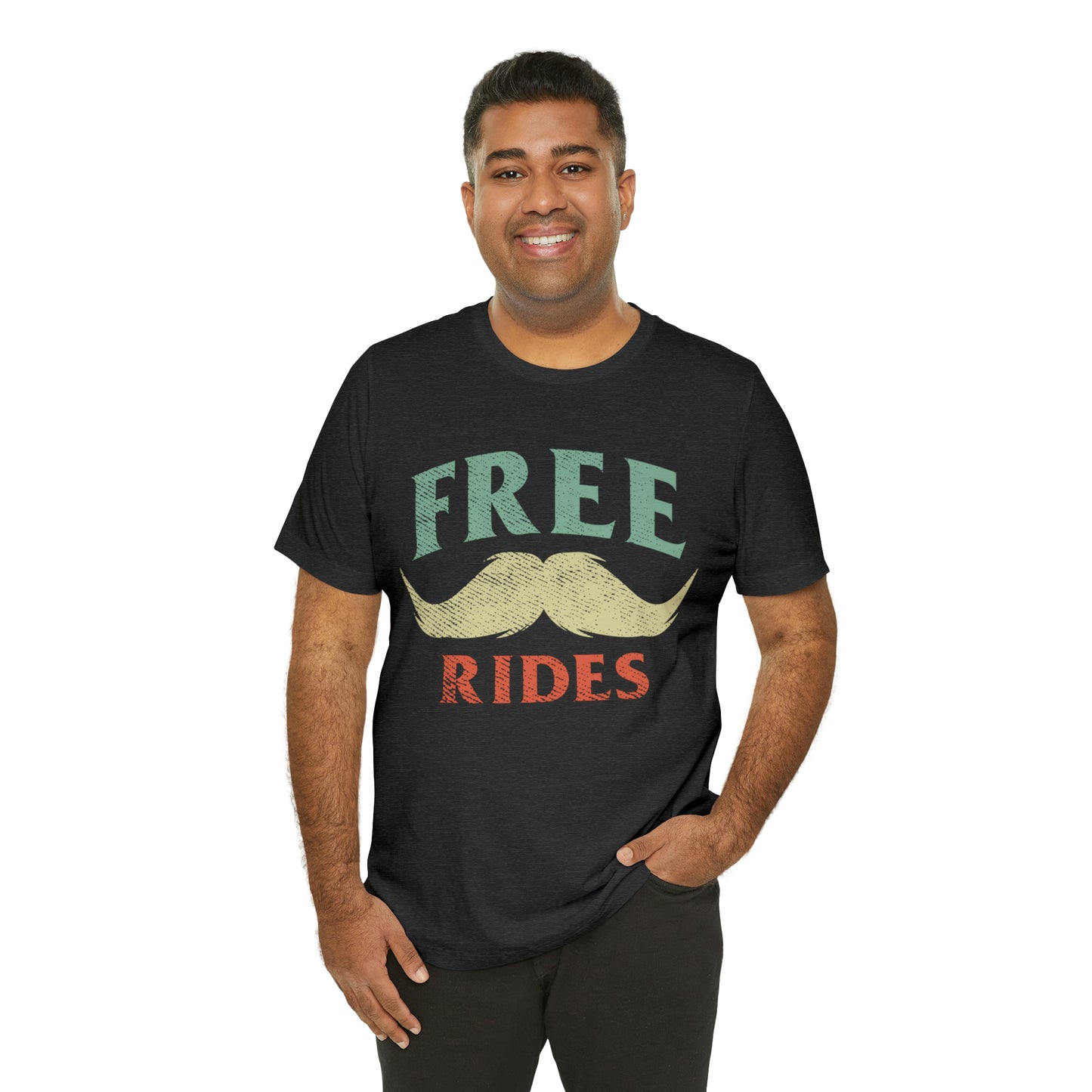 VT Free mustache rides Unisex Jersey Short Sleeve Tee