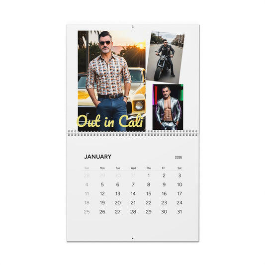 2026 Wall calendar of a love story that covers every corner of the US.