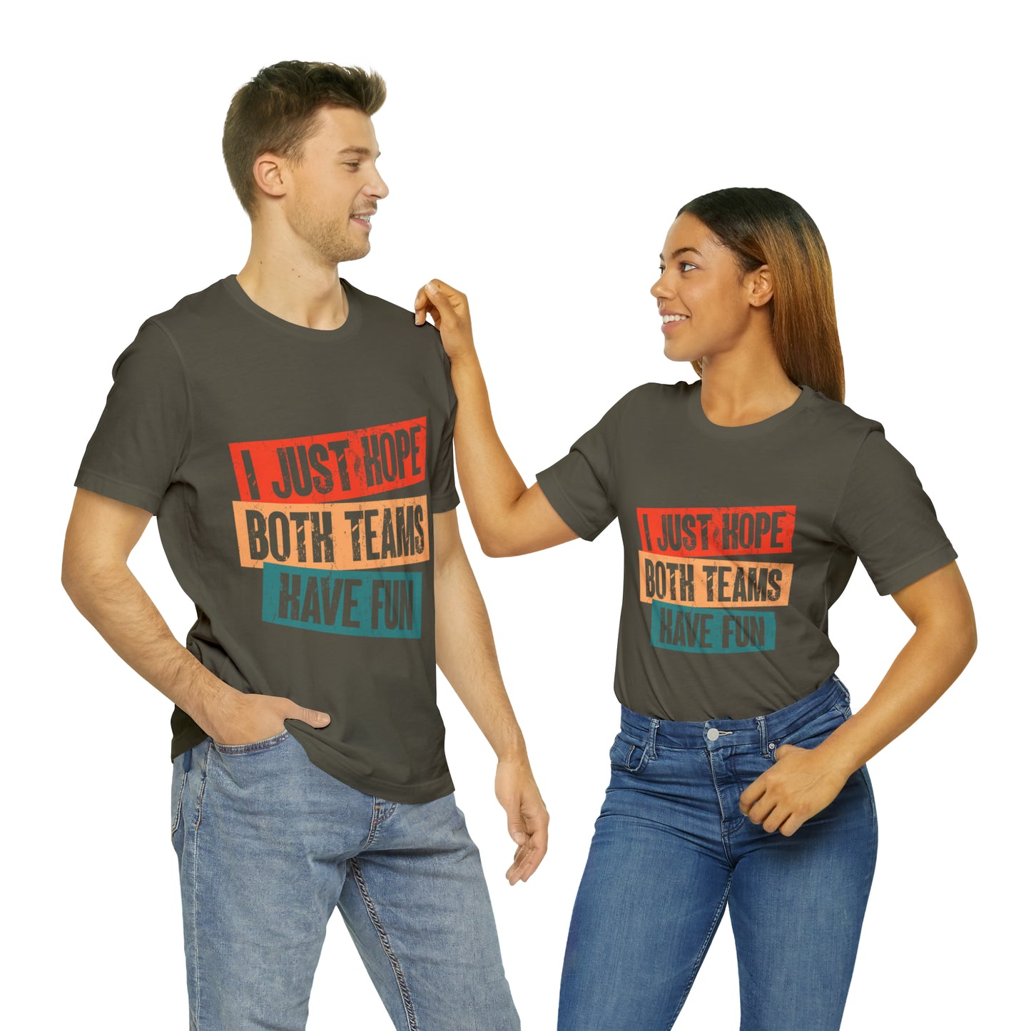 Hope both team have fun Unisex Jersey Short Sleeve Tee